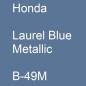 Preview: Honda, Laurel Blue Metallic, B-49M.